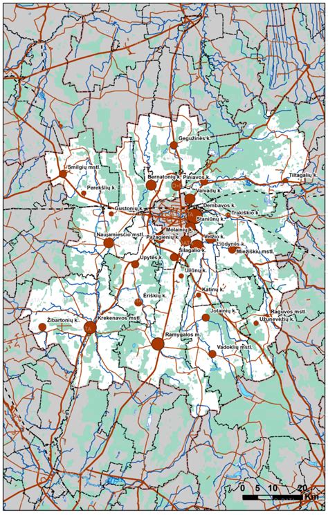 Panevėžio rajono socialinės globos įstaigų žemėlapis