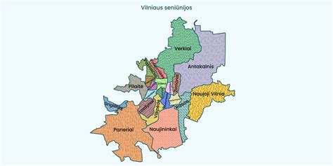Žemėlapis su Vilniaus teniso aikštynų vietomis