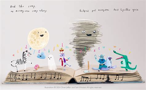 Oliver Jeffers ir Sam Winston knygų iliustracijos