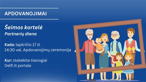 Šeimos kortelės logotipas ir pavyzdžiai, kaip ji atrodo