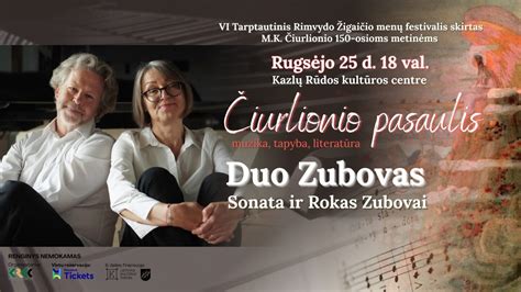 Rokas Zubovas su žmona Sonata