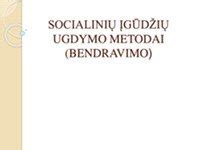 ugdymo metodai ikimokyklinėje įstaigoje