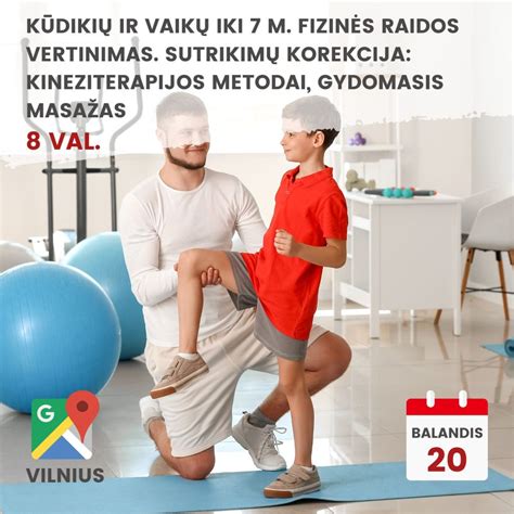 Vaiko judesių raidos sutrikimų korekcija