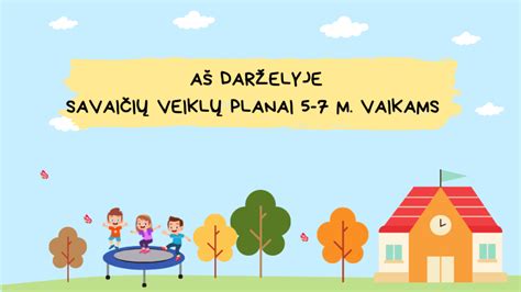 vaiku darzelio veiklos