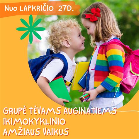 Ikimokyklinio amžiaus vaikų grupė su auklėtoja
