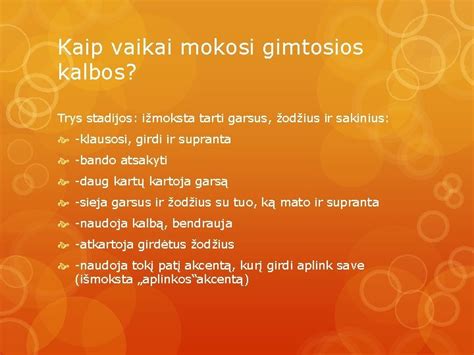 Vaikai, mokantys užsienio kalbos žodžius