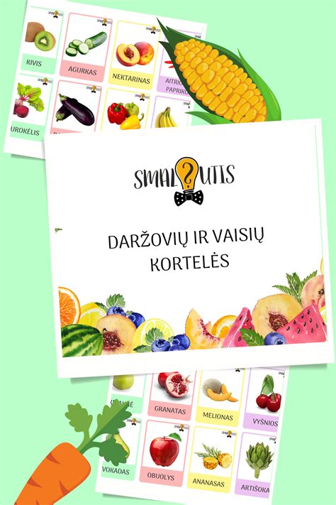 Vaisių ir daržovių įvairovė