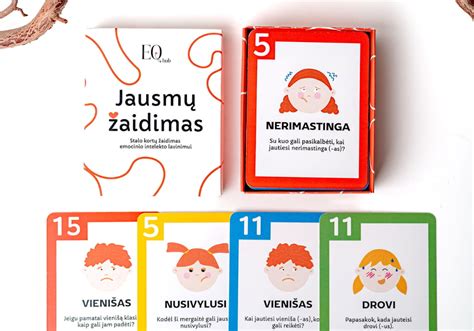 Emocinio intelekto lavinimo kortelės