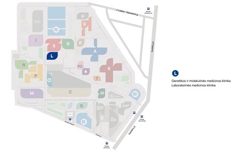 Schema, vaizduojanti klinikos struktūrą