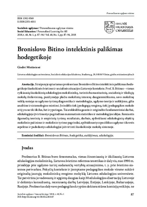 Bronislovo Bitino portretas