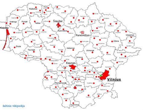 Žemėlapis su ikimokyklinės įstaigos lokacija