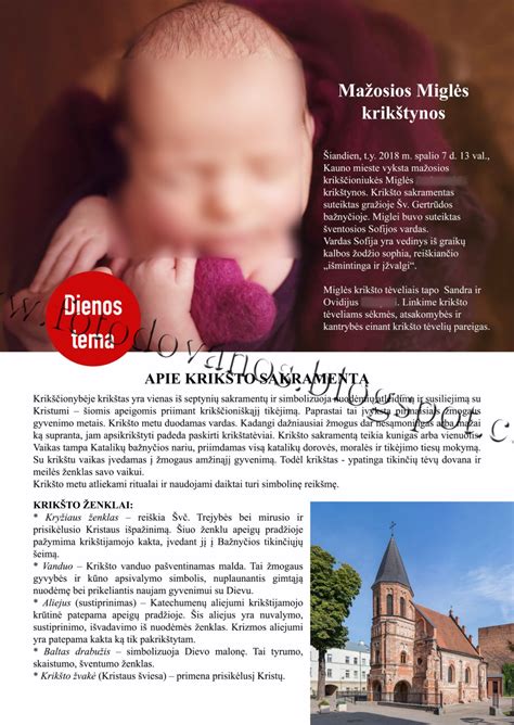 Krikštynų laikraštuko maketavimo pavyzdys