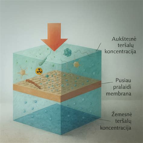 Schematinis pavaizdavimas kaip veikia SPF filtrai