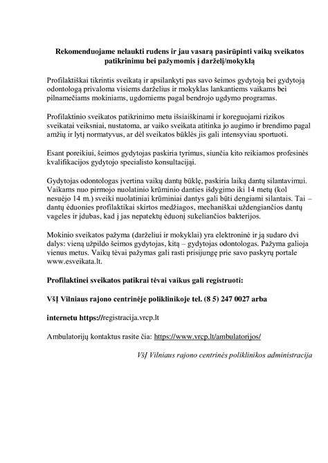 Vaikų registravimo į darželį sistema