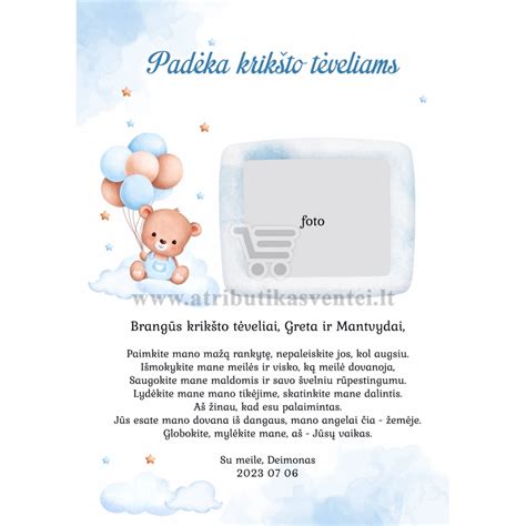 Originalūs kvietimai krikšto tėveliams