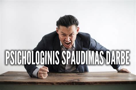 Simbolinis vaizdas - psichologinis spaudimas