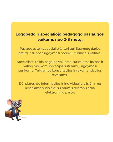 Specialiojo pedagogo ir logopedo bendradarbiavimas
