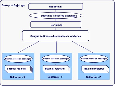 Schema, iliustruojanti skirtingų darželių teikiamas paslaugas ir ugdymo kryptis.