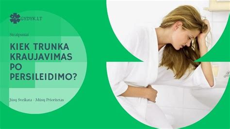 Gimdos susitraukimai po persileidimo