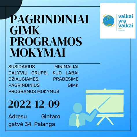 Infografika: penki pagrindiniai gebėjimai, kuriuos ugdo GIMK programa