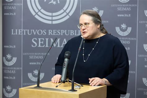 Agnė Širinskienė Seimo posėdyje