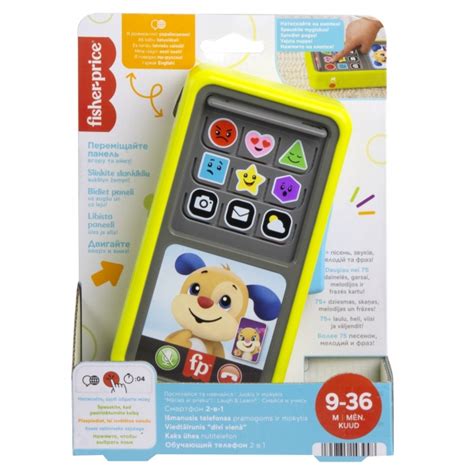 Fisher Price išmanusis telefonas su lietuvišku įgarsinimu