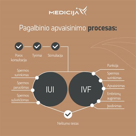 Intrauterinės inseminacijos (IUI) procedūra