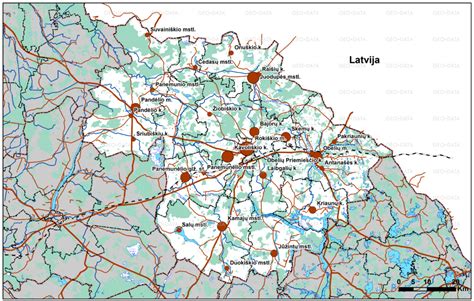 Žemėlapis su Rokiškio vaikų poliklinikos lokacija