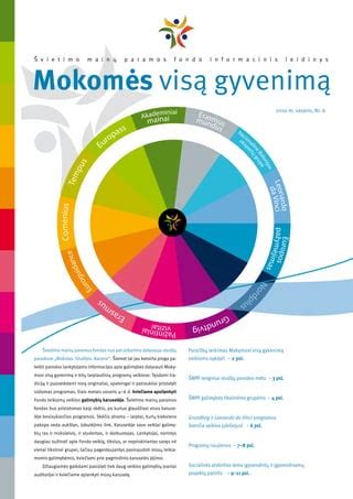 Infografika: Mokymosi visą gyvenimą modelis