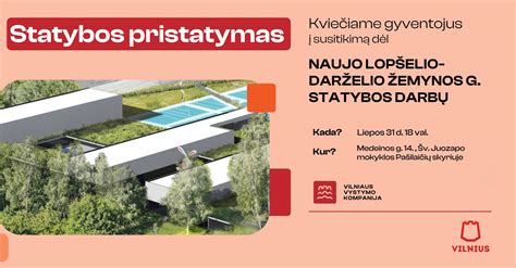 Naujo darželio statybos