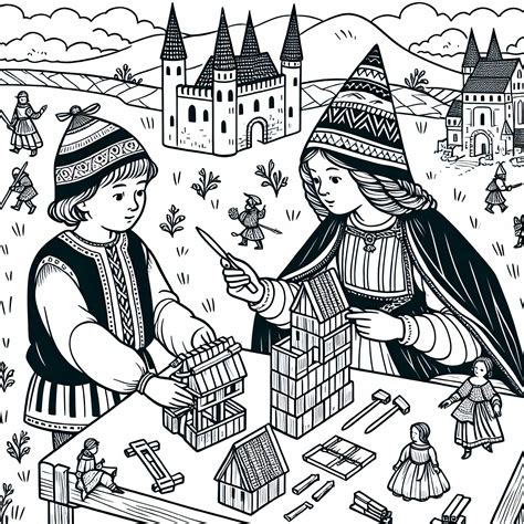 Vaikai matuoja medžio kamieną