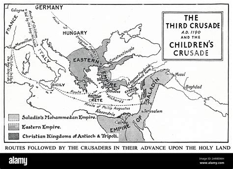 Children's Crusade map