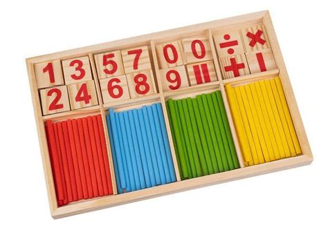 montessori skaičiavimo priemonės