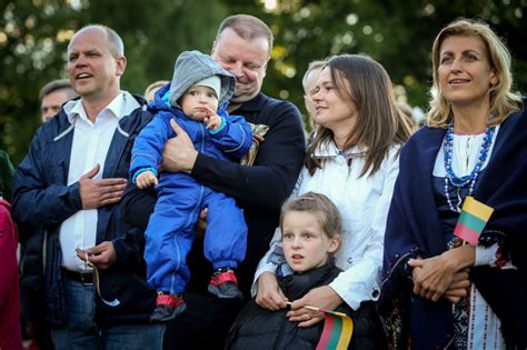Saulius Skvernelis su šeima