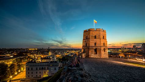Gedimino pilies bokštas su optiniu telegrafu