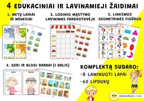 lavinamieji žaidimai mokyklinukams