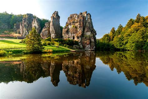 Mistinės Externsteine uolos