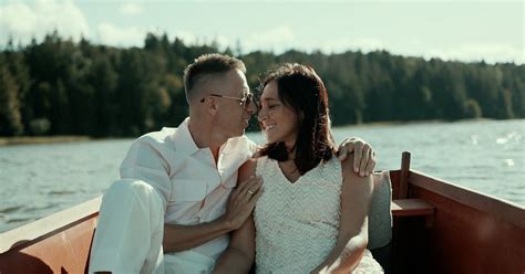 Linas Adomaitis su žmona Irma