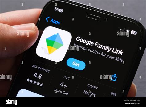 Iliustracija: „Google Family Link“ programėlės sąsaja su pagrindinėmis funkcijomis