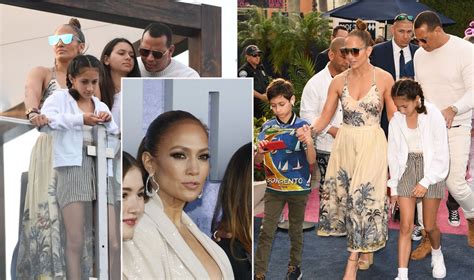Jennifer Lopez su vaikais