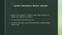 Johano Sebastiano Bacho kūrybos žanrai