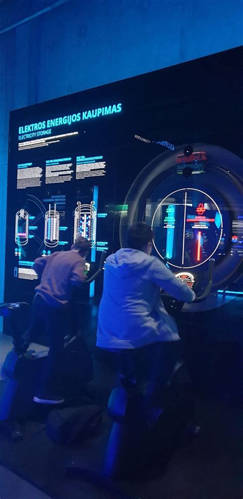 Interaktyvus eksponatas Energetikos ir technikos muziejuje
