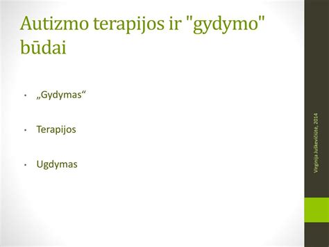 Iliustracija, vaizduojanti įvairias autizmo terapijos rūšis