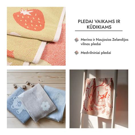 Vaikiškų lovatiesių ir pledų įvairovė