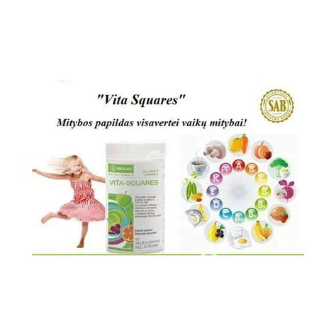 Vita Squares maisto papildo sudėtis