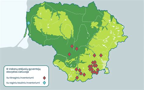 Vaikų stovyklos Lietuvoje žemėlapis