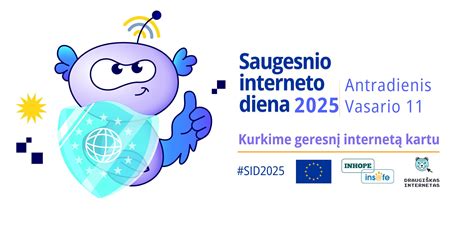 Logotipai saugesnio interneto iniciatyvų