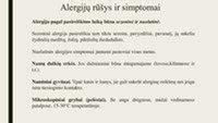 Simptomai alergijos dulkių erkutėms