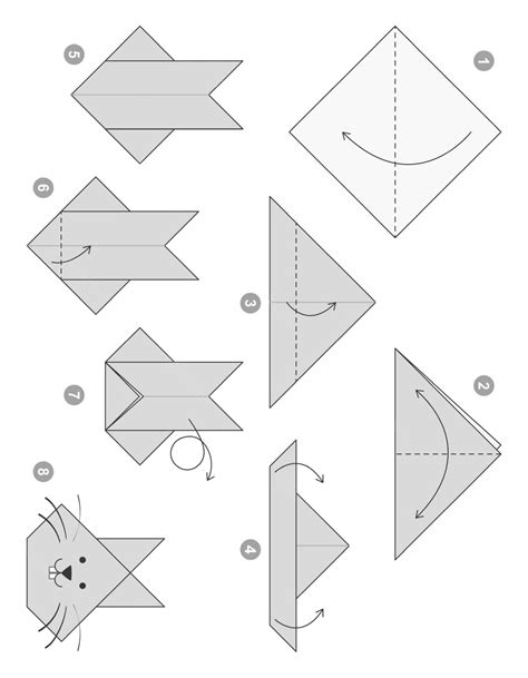 Origami instrukcija vaikams