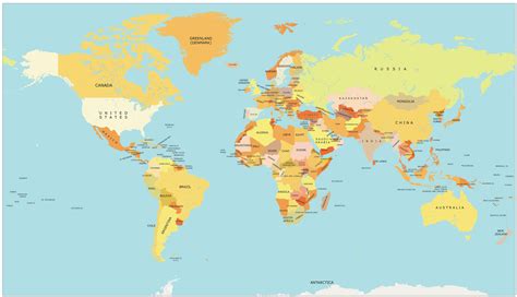 Map showing countries with different child protection systems